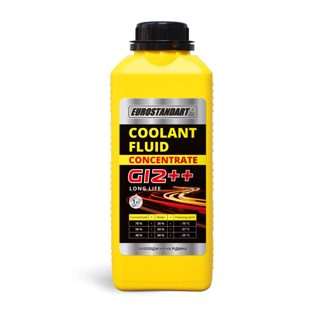 Охолоджувальна рідина EUROSTANDART COOLANT FLUID G12++ CONCENTRATE